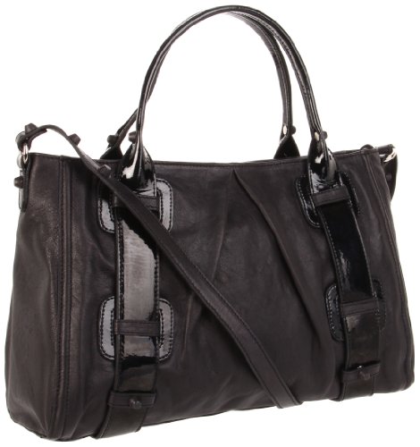 Treesje  Piper Satchel,Black,One Size
