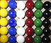 Big Game Toys 30 Solid Color Replacement Marbles Wahoo Aggravation Board Game 14mm Glass 9/16