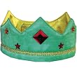 Reversible Silk Crown (Green/Gold) by Sarah's Silks