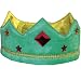 Reversible Silk Crown (Green/Gold) by Sarah's Silks