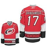 BRINDAMOUR #17 Carolina Hurricanes RBK Premier NHL Hockey Jersey by Reebok (NHLPA Certified Custom Sewn Authentic Twill)
