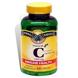 Spring Valley - Vitamin C with Rose Hips 1000 mg, 100 Tablets