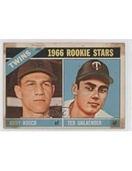 Trading Cards: Andy Kosco; Ted Uhlaender COMC REVIEWED Poor to Fair (Baseball Card) 1966 Topps Venezuelan #264