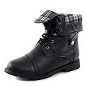 West Blvd Womens Lagos Combat Boots