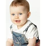 OshKosh B'Gosh Lace Collar White Bodysuit WHT 24... by OshKosh B'Gosh