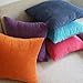 Solid Reddish Purple Corn Kernels Pattern Polyester Throw Pillow Covers Pillowcase Sham Decor Cushion Slipcovers Square 17x17 Inch