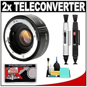 Kenko 2x Teleplus MC4 DG Teleconverter with Lenspen Cleaning Accessory Kit for Canon EOS 50D, 60D, 7D, Rebel XS, T1i, T2i, T3 T3i Digital SLR Cameras & Lenses