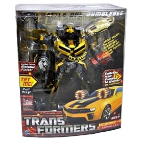 Transformers Limited Edition Metallic Gold Finish with Bonus Mudflap and Premium Bumblebee Figures: Toys &amp; Games