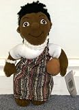 Retired Disney It's a Small World 8" African Boy Plush Bean Bag Doll Mint with Tags