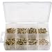 Trademark Tools 75-9077 Hawk 82-Piece Assorted Hook and Eye Set