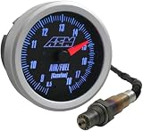 AEM 30-5130W White Face Analog Wideband Air - Fuel Gauge