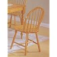 Set of 4 Oak Finish Windsor Country Style Wood Dining Chair/Chairs