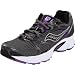 Saucony Women's Grid Cohesion 5 Running Shoe,Grey/Purple,10 M US