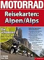 Motorrad Reisekarten Alpen: 1:300.000: 1:300.000.Die sch&ouml;nsten Motorradstrecken. Praktische Spezialkarte f&uuml;r Motorradfahrer