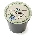 Caribou Coffee Natural Decaf Blend, K-cup, 15.2-Ounce Boxes (Pack of 2)