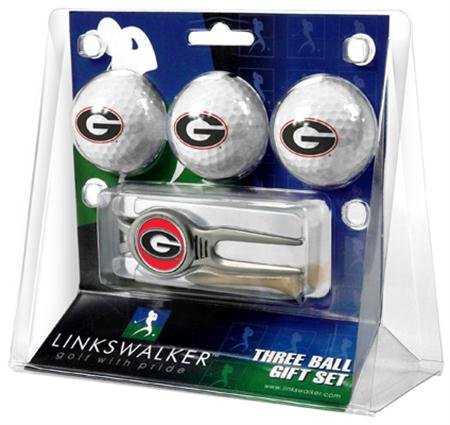 Georgia Bulldogs Uga Ncaa Kool Tool 3 Golf Ball Gift Packs