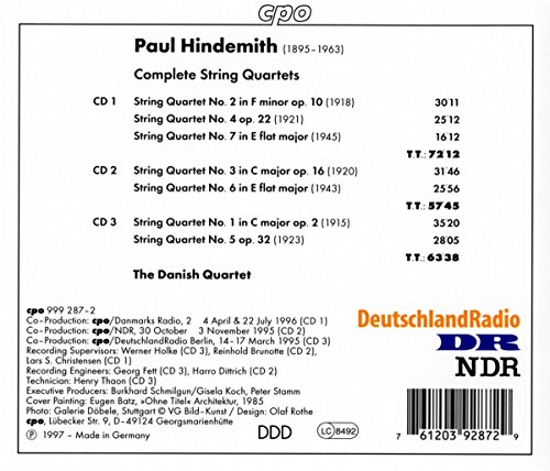 Hindemith: String Quartets 1-7