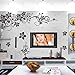 1 X New Design Hot Selling/Big Flower/Vinyl Wall Decals 80130cm/Waterpoof Wall Sticker 027 by QuDi