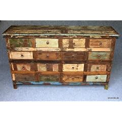 Antik Anrichte Sideboard Unikat massiv Altholz