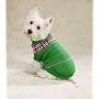 GREEN - SMALL - Intarsia Dog Sweater