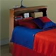 Barrister Headboard in Bayport Maple Finish By Fashion Bed Group