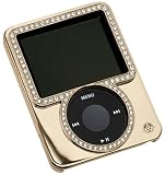 Gilty Couture iPod nano第3世代用ラグジュアリーハードケース GILTY COUTURE for iPod nano 3G ゴールド with スノースワロフスキー GTY-IP-000004の画像