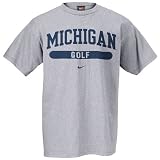 Nike Michigan Wolverines Ash Golf T-shirt