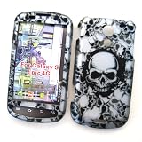 Samsung Epic 4G (Sprint) Rubberized Snap On Protector Hard Case "Skullerific" Design