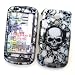 Samsung Epic 4G (Sprint) Rubberized Snap On Protector Hard Case "Skullerific" Design