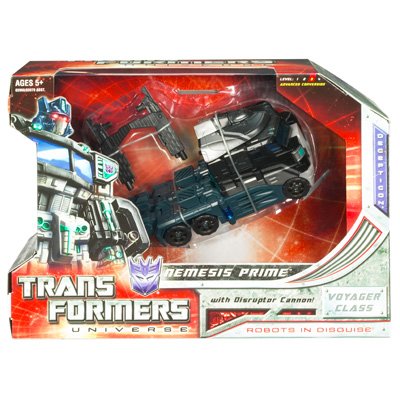 51cTi9IrByL Transformers Universe Classics Voyager Class and gt; 2008 SDCC Comic Con Nemesis Prime Action Figure