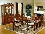 Home Elegance 1366-86-7 Dining Room Furniture 7 piece Set in Warm Cherry
