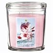 Colonial Candle Pink Cherry Blossom 22oz 2-wick Glass Oval Jar with Lid