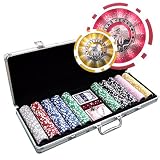 Malette poker pro Eagle 500 jetons 11.5g - - :.Mallette aluminium 500 jetons - Picot argent - Intérieur velours noir 500 jetons répartis en 7 valeurs. Répartition des jetons : 50 gris valeur 5 / 50 rouges valeur 10 / 100 bleus valeur 25 / 100 verts valeur 50 / 100 noirs valeurs 100 / 100 rose valeur
