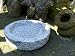 Vogelbad, Vogeltraenke, Granit, rund