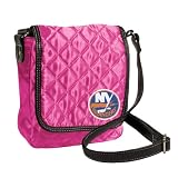 NHL New York Islanders Pink Quilted Purse