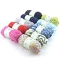 10 Skeins Thick Thin Bamboo Fiber/Wool Yarn, Bulky, 100g/skein