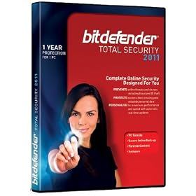 BitDefender Total Security 2011, 1 User, 1 Year Subscription (PC)