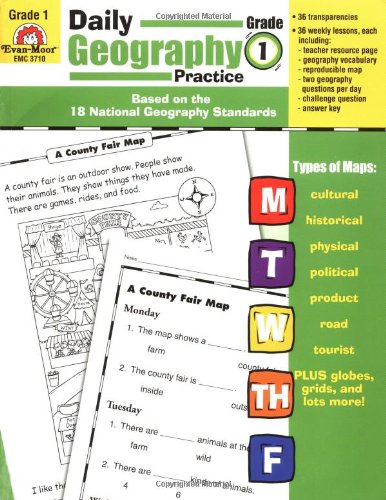 PDF⋙ Daily Geography Practice, Grade 1 by Sandi Johnson