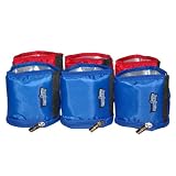 Maranda Enterprises FlexiFreeze Refreezable Can Coolers - Red/ Blue (Set Of 6)