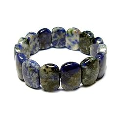 Sodalite Gemstone Princess Stretch Bracelet