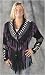 Lady Suede Jacket W/bones & Fring