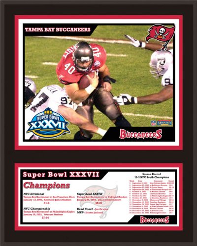 Mounted Memories Tampa Bay Buccaneers 12x15 Sublimated Plaque - Super Bowl XXXVII