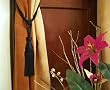 Pair Black handmade Curtain Tieback / Tiebacks / Tassel