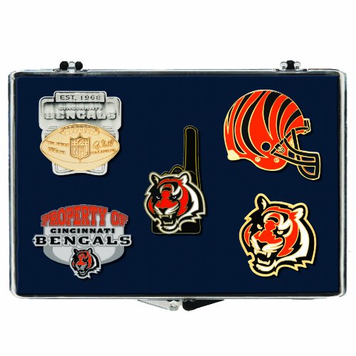 NFL Cincinnati Bengals 5-Pin Collector Set