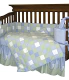 Trend Lab Patchwork Blue 4 Piece Crib Set