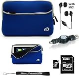 Blue Slim Design Soft Neoprene Carrying Cover Case