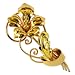 Jewelry : Antique Gold Flower Brooch, circa 1940s