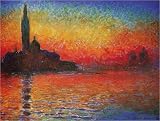 Posters: Claude Monet Poster Art Print - Crepuscolo (32 x 24 inches)