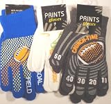 Set of Three Magic Stretch Microfiber Lined One Size Athletic Gloves for Teens