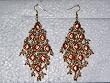 Bollywood Fashion Earring Set Handcrafted Red Enamelled Lakh Dangling Earrings